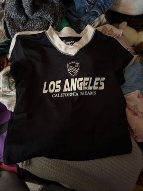 Los Angeles California Dreams Kids Black Graphic Jersey
